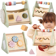 Viga Activity Triangle &ndash; 5-in-1 Wooden Educational Toy