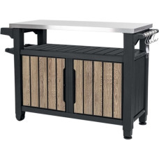 Keter Grila galds Deco Unity XL 207L oša koka tonis