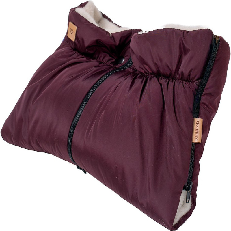Mufka do wózka Aspen burgundy