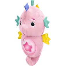 Baby Einstein nomierino&scaron;a plī&scaron;a rotaļlieta Seahorse Soother, rozā, 17400-013