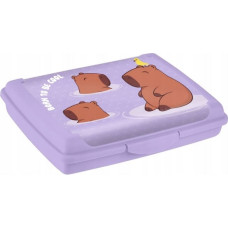 Keeeper Pārtikas uzglabā&scaron;anas trauks deco-click-box mini 0,5L Carla &ldquo;Capybara&rdquo; 17x13x3,5cm maigi violets