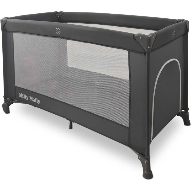 Milly Mally Ł&oacute;żeczko turystyczne Mirage Dark Grey