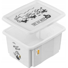 Keeeper Kaste ar vāku 24L Karolina &ldquo;Minions Bello&rdquo; 42,5x35,5x22,5cm balta