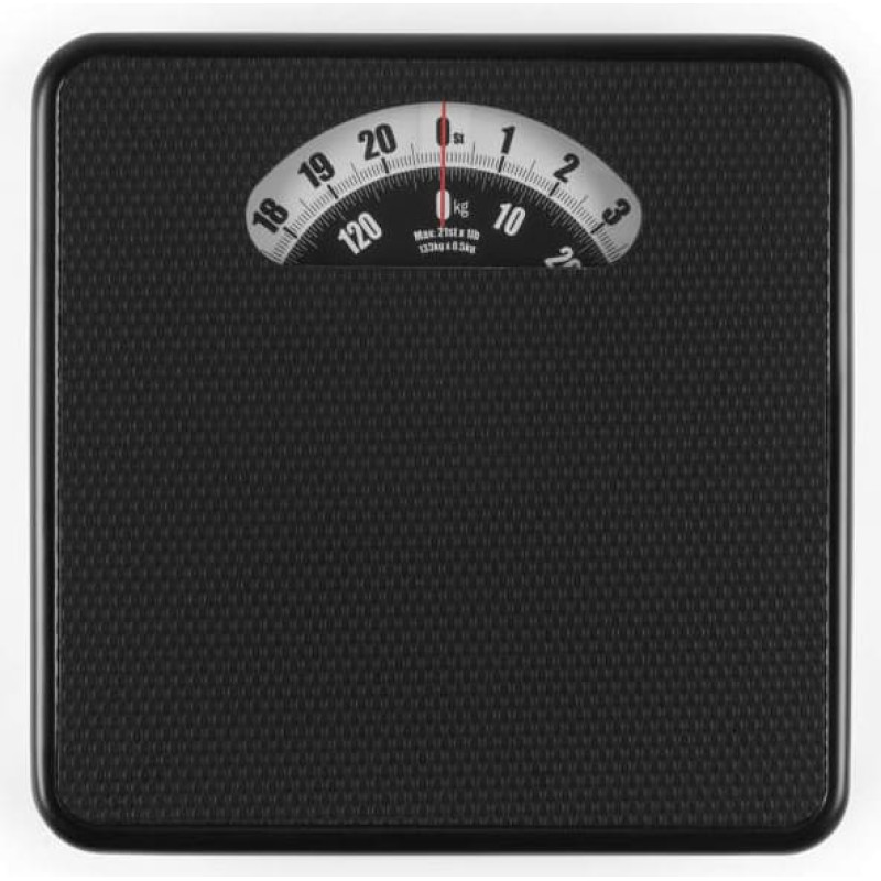 Salter SA00700BBFEU12 Large Dial Mechanical Scale, Black