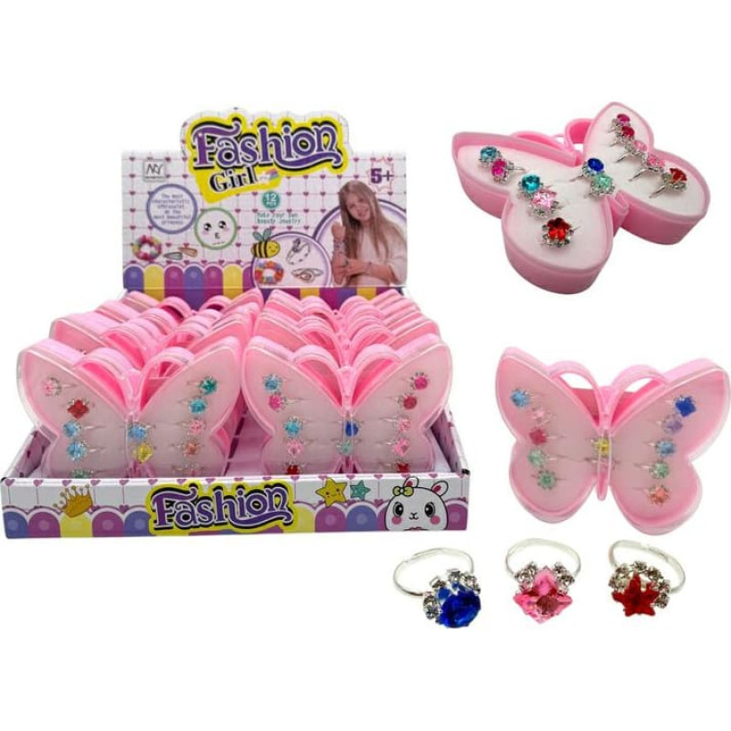 Other 88269 PIERŚCIONKI MOTYLEK CABO-TOYS