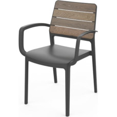 Keter Dārza kŗesls Deco Porto Armchair valrieksts/pelēks