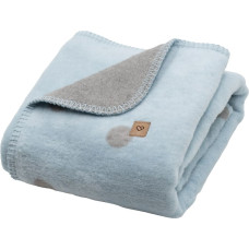 Cotton blanket Bari 100x150cm baby blue