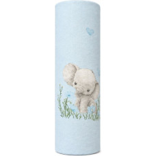 Ega Kids Diaper - 32507 - FLANNEL PRINT - EGA - ELEPHANT on the MOON - BLUE - size 70x80 cm