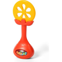 Babyono ORANGE educational teether with rattle