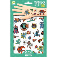 DJECO Set of Tattoos - Heroes vs villains DJ09614