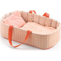 DJECO Dolls - Pomea - Bassinet - Pink Lines DJ07844