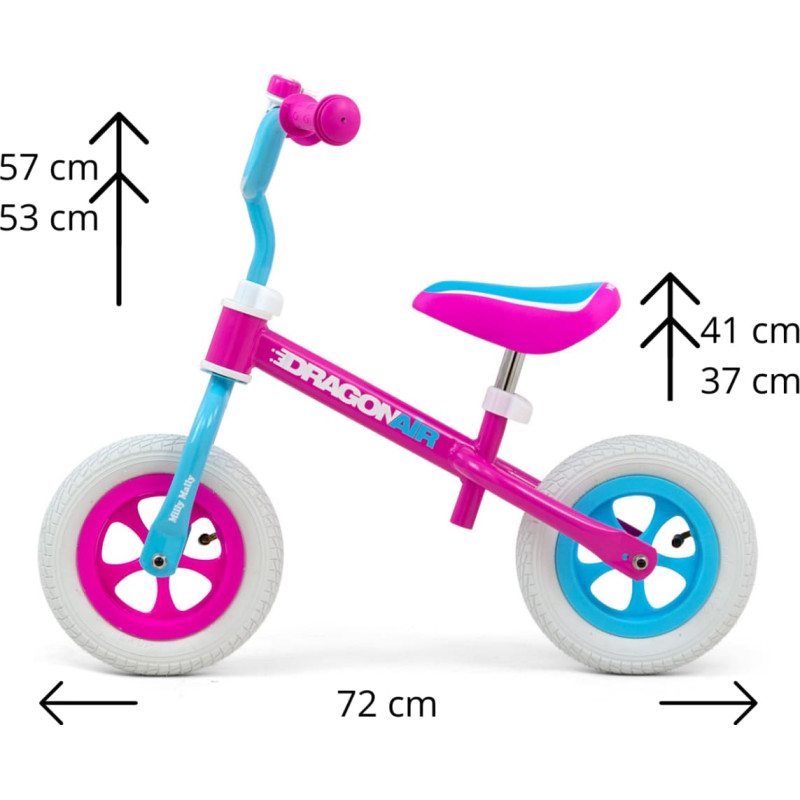 MILLY MALLY DRAGON AIR walking/balance bike, CANDY NUOLAIDA