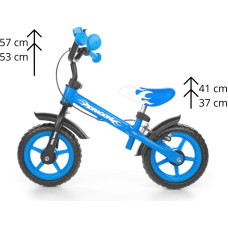 MILLY MALLY DRAGON walking, balance bike with brakes, blue NUOLAIDA