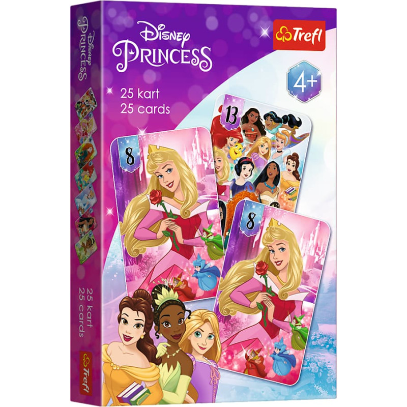 Trefl DISNEY PRINCESS Kortų žaidimas „Princesės“