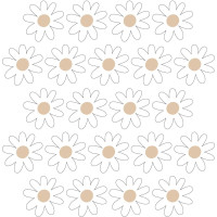 Pastelowe Lovesticker daisies VI