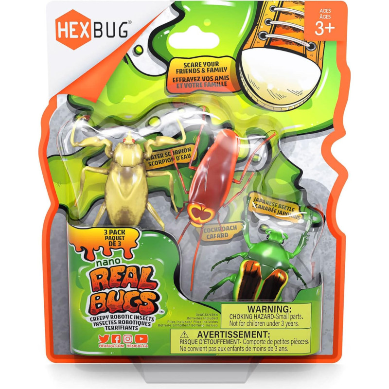 Hex Bots HEXBUG Interaktyvūs nano gyviai, 3 vnt.