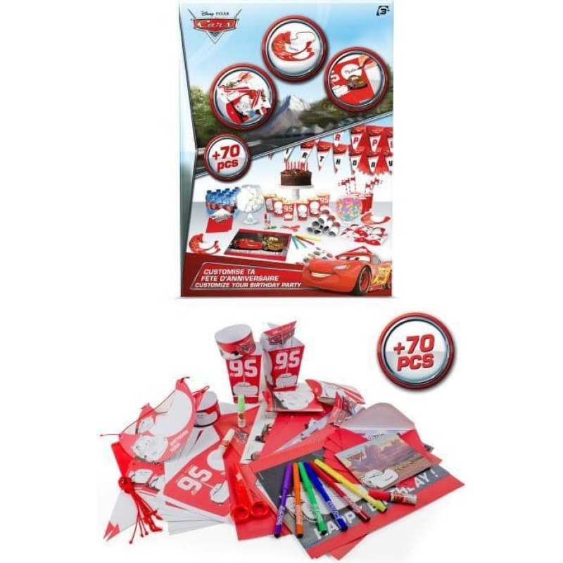 Cars Sünnipäeva komplekt
