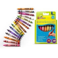 Crayola MINIKIDS Trikampės kreidelės, 16 vnt.