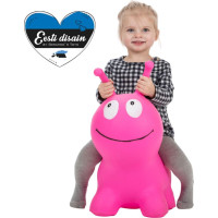 Gerardo's Toys Jumpy šokinėjantis žaislas Kirmėlytė, rožinis