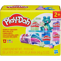 Play-Doh Blizgantis plastilinas, 6 vnt.