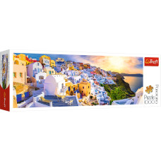 Trefl Panoraminė dėlionė „Santorini“, 1000 det.