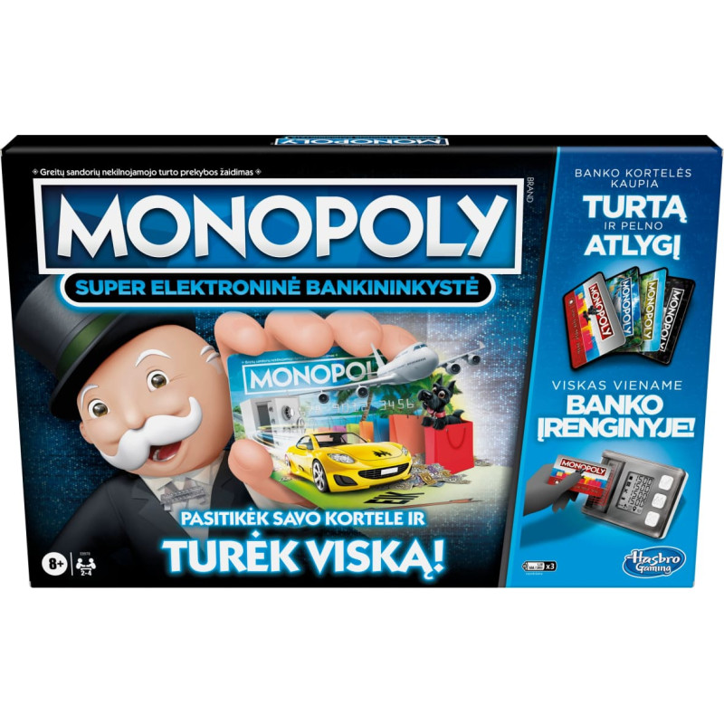 Monopoly Žaidimas „Monopolis: super elektroninė bankininkystė“, LT