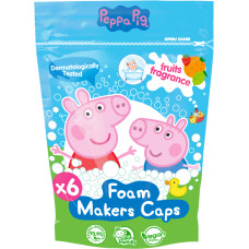 Peppa Pig Vonios putų kapsulės, 6 x 16 g