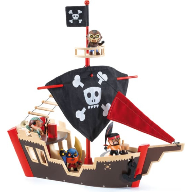 Djeco Arty Toys - Piratų laivas
