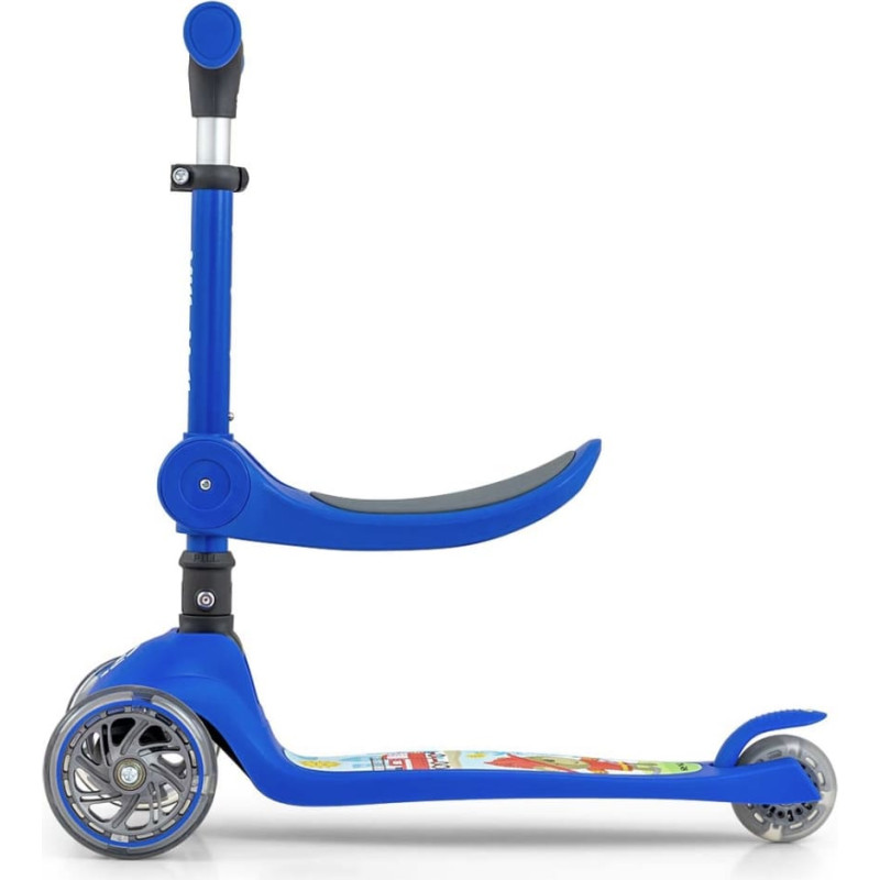 Milly Mally Scooter Fuzzy Blue