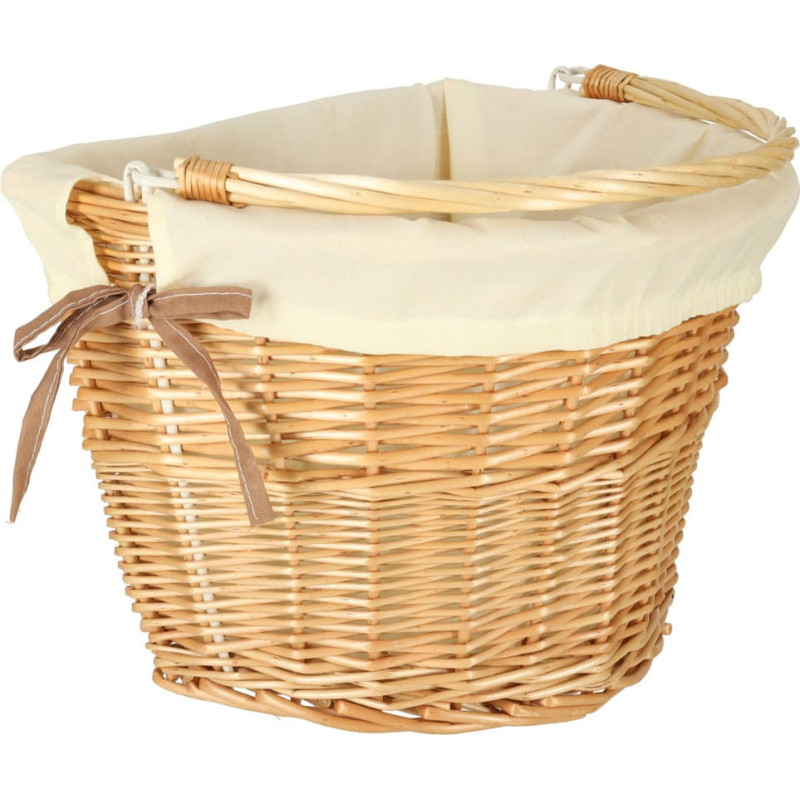 Pīts grozs velosipēda priekšējam grozam pīts ieliktnis balts