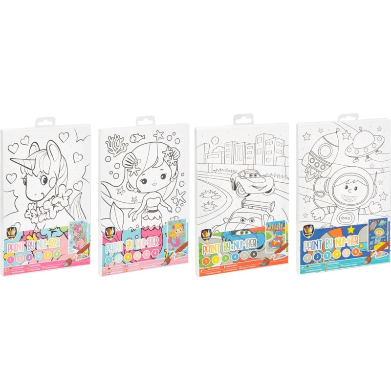 Grafix pilt lõuendil Värvi numbri järgi