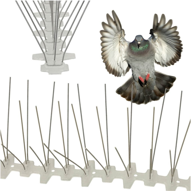 Metāla putnu smailes baložiem 50cm x 11cm x 4cm