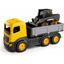 Veoauto miniekskavaatoriga