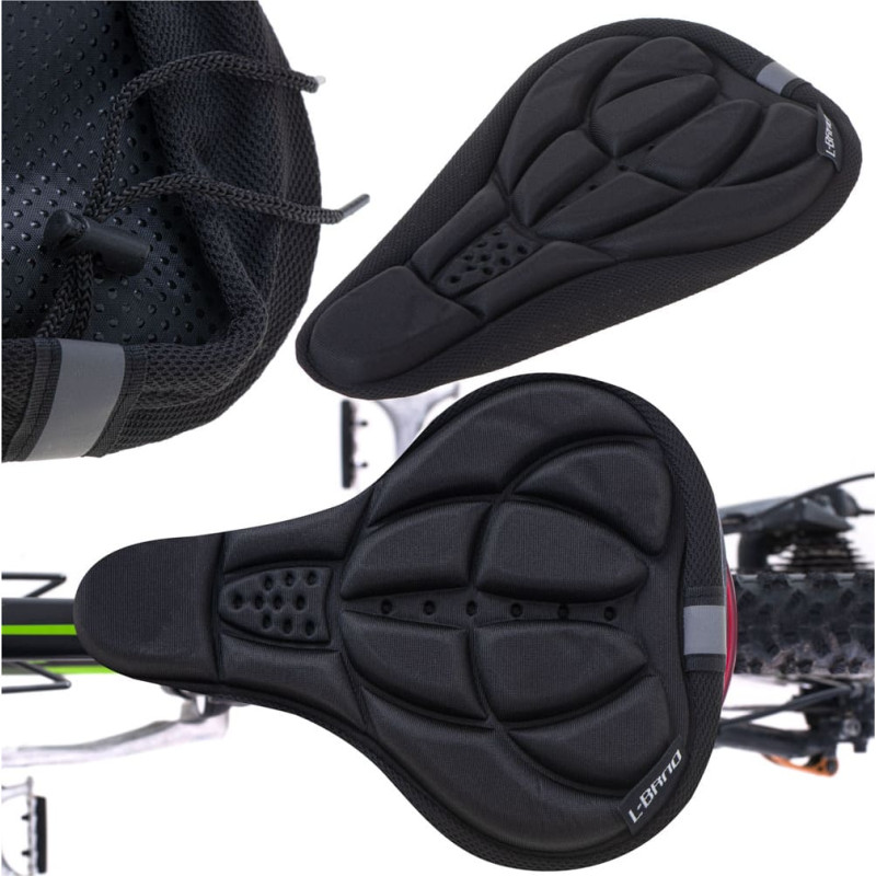 L-BRNO Gēla velosipēda sēdekļa pārvalks 3D pārvalks