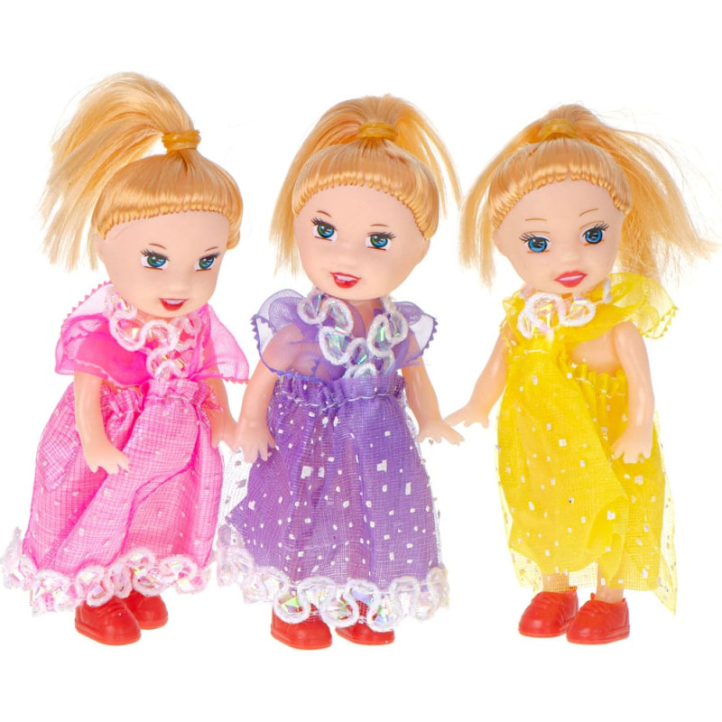 Lelles lelles leļļu mājai komplekts 3gab 10cm