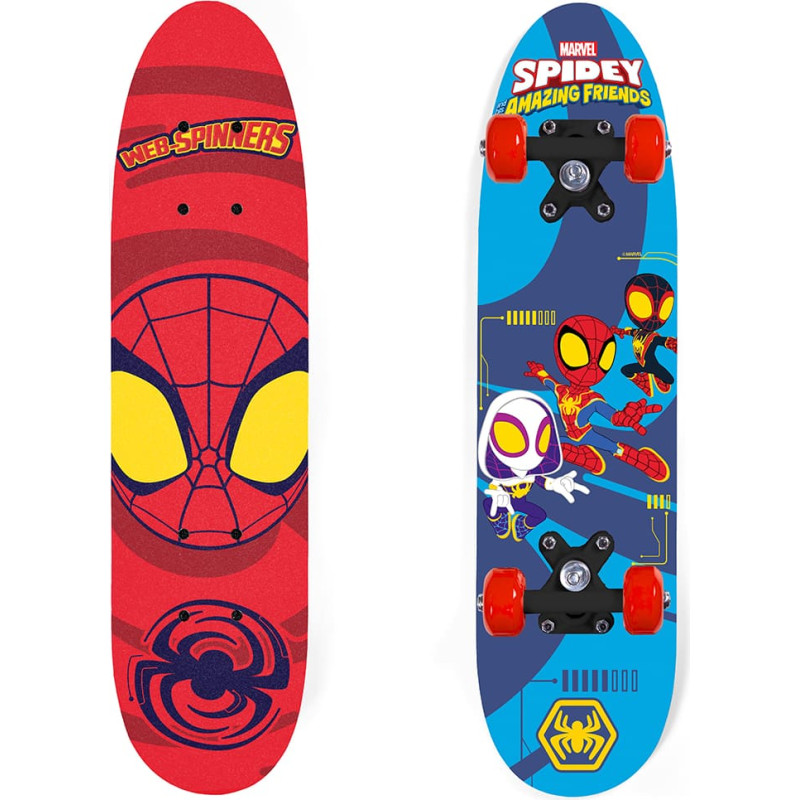 WOODEN SKATEBOARD SPIDEY