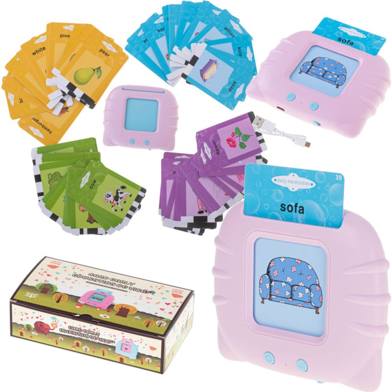 Angļu valodas vārdu krājuma karšu lasītājs 112 kartes