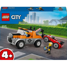 LEGO® City Puksiirauto ja spordiauto parandus 60435