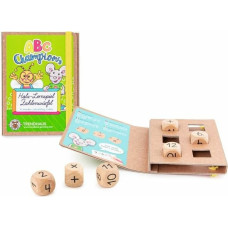 Trendhaus ABC Champions - Wooden Number Dice Educational Game (6 vnt.)