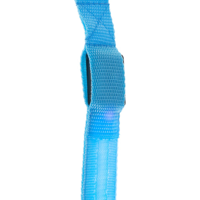 LED luminiscējoša suņu pavadas 2.5x120cm zilā krāsā