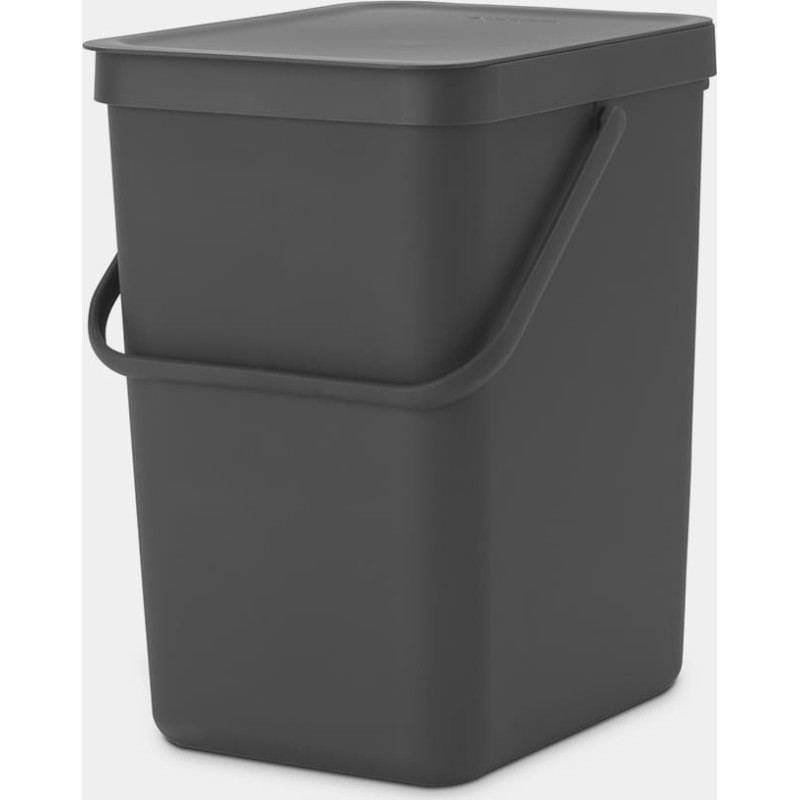 Brabantia atkritumu tvertne Sort & Go, 25 l, Grey - 129940