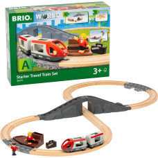 Brio Railway BRIO WORLD startera ceļojumu vilciena komplekts, 36079