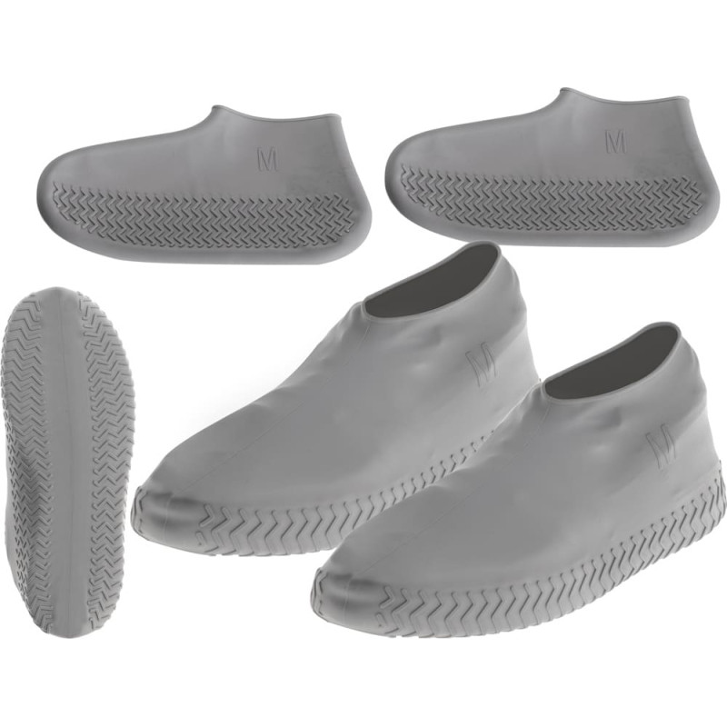 Ūdensnecaurlaidīgi zābaku aizsargi wellingtons M pelēki 35-38 izmērs