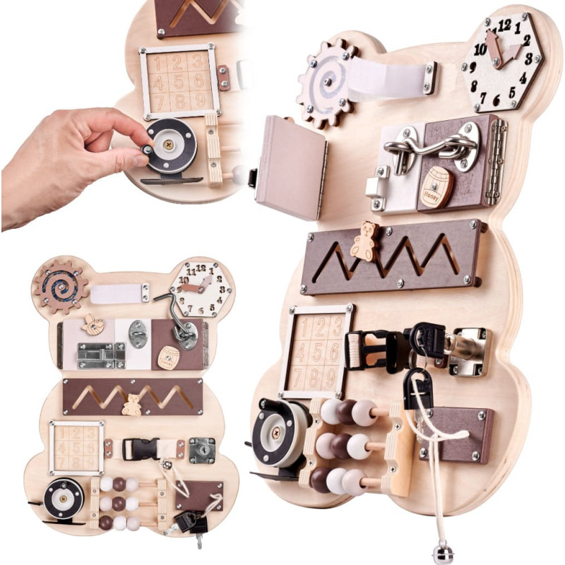 LULILO sensorinė veiklos lenta „MISIAO“