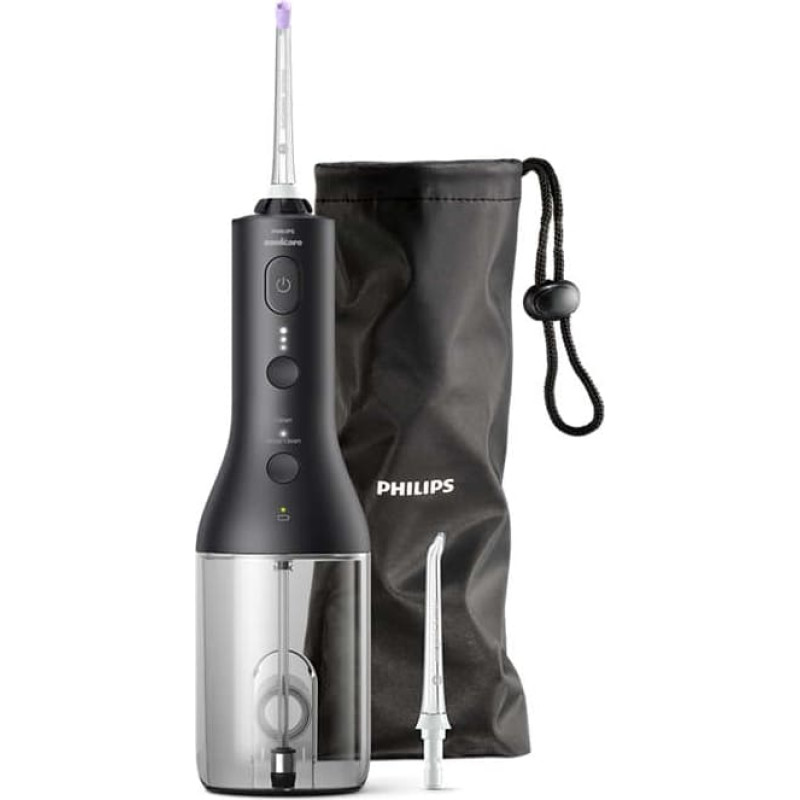 Philips Sonicare Sonicare Cordless Power Flosser 3000 mutes dobuma irrigators, melns - HX3826/33