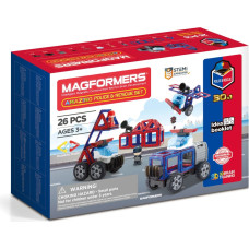 Magformers Magnetinis rinkinys „Pagalbos tarnybos“, 26 vnt.