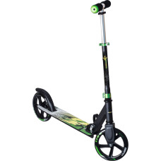 Muuwmi Aluminium Scooter skrejritenis 200 mm, melns/zaļš - AU 573