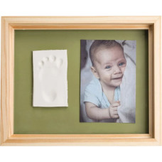 Baby Art Pure Frame wooden komplekts mazuļa pēdiņu vai rociņu nospieduma izveidošanai - 3601092030