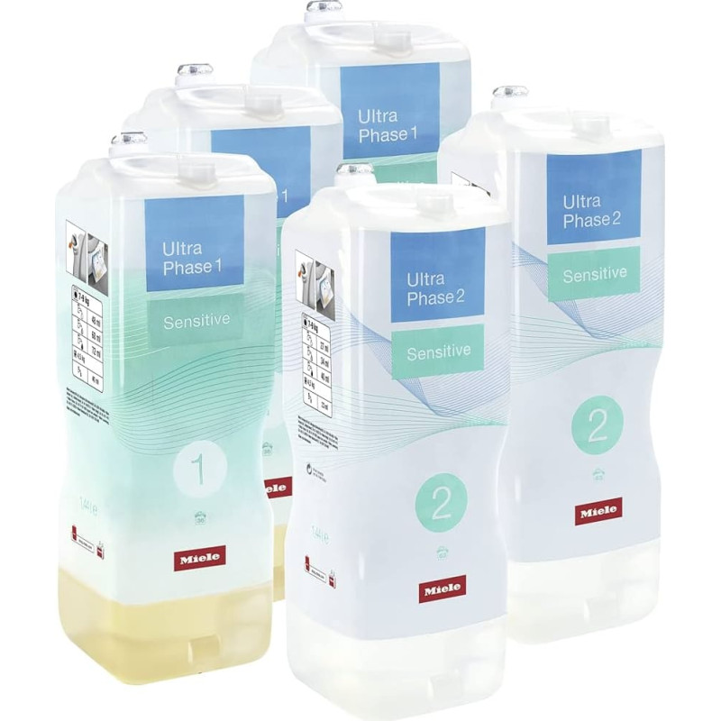 Miele UltraPhase 1 ir 2 Sensitive skalbiklių rinkinys, 6 × 1,44 L – 12389760
