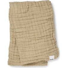 Elodie Details Crinkled Blanket 120x120cm, Pure Khaki